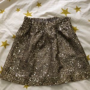 Gold Sequin Skirt from J Crew (Sz 6)